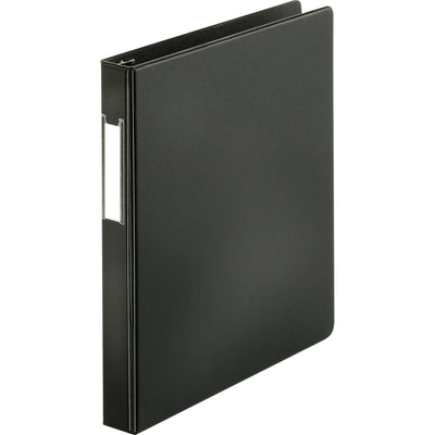 Business Source Slanted D-ring Binders, Black, 12EA/CT — view 1