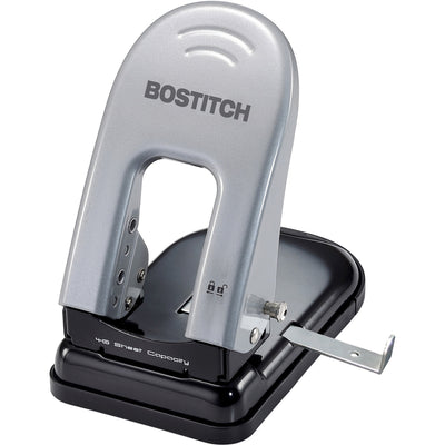 Amax Bostitch EZ Squeeze 40 Two-Hole Punch, Silver, ACI2340