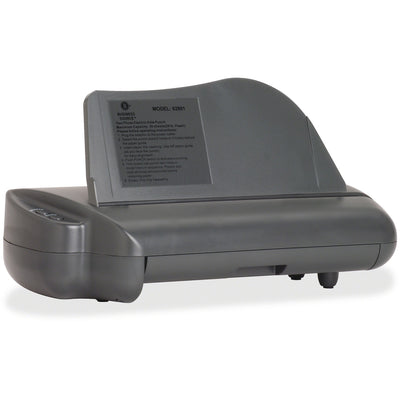 Business Source Electric Adjustable 3-hole Punch, Gray, 3EA/CT — view 1