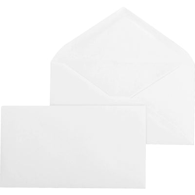 Business Source Diagonal Seam No. 9 Envelopes, White, 500 / Box — view 1