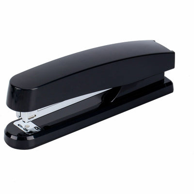 Business Source Full-strip Plastic Desktop Stapler, Black, 12EA/BX 6BX/CT — view 1