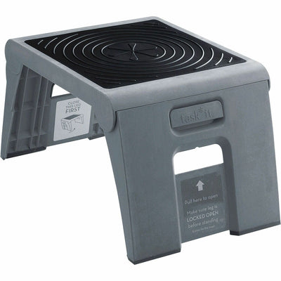 Cramer 1-Up™ Nonslip Folding Step Stool, Gray, CRA50051PK82