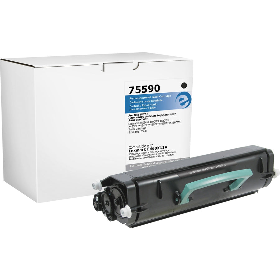 Elite Image Remanufactured Lexmark E460 Toner Cartridge, ELI75590