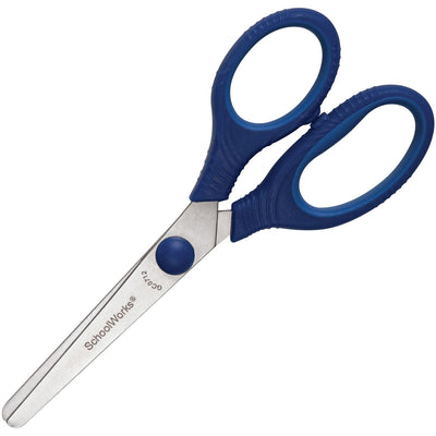 Fiskars Blunt Tip Kids Scissors, Softgrip, 0.3" x 2.5", Assorted, Stainless Steel, FSK153520-1002