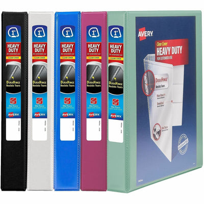 Avery Heavy-Duty View Binder, Yellow, 8 1/2" Width x 11" Length, 1 Carton, AVE79830