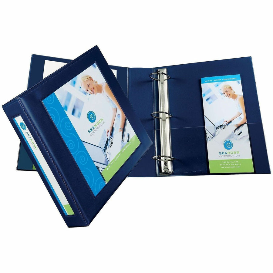 Avery Heavy-Duty Framed View 3-Ring Binder, Navy Blue, 8 1/2" Width x 11" Length, 6EA/CT — view 1