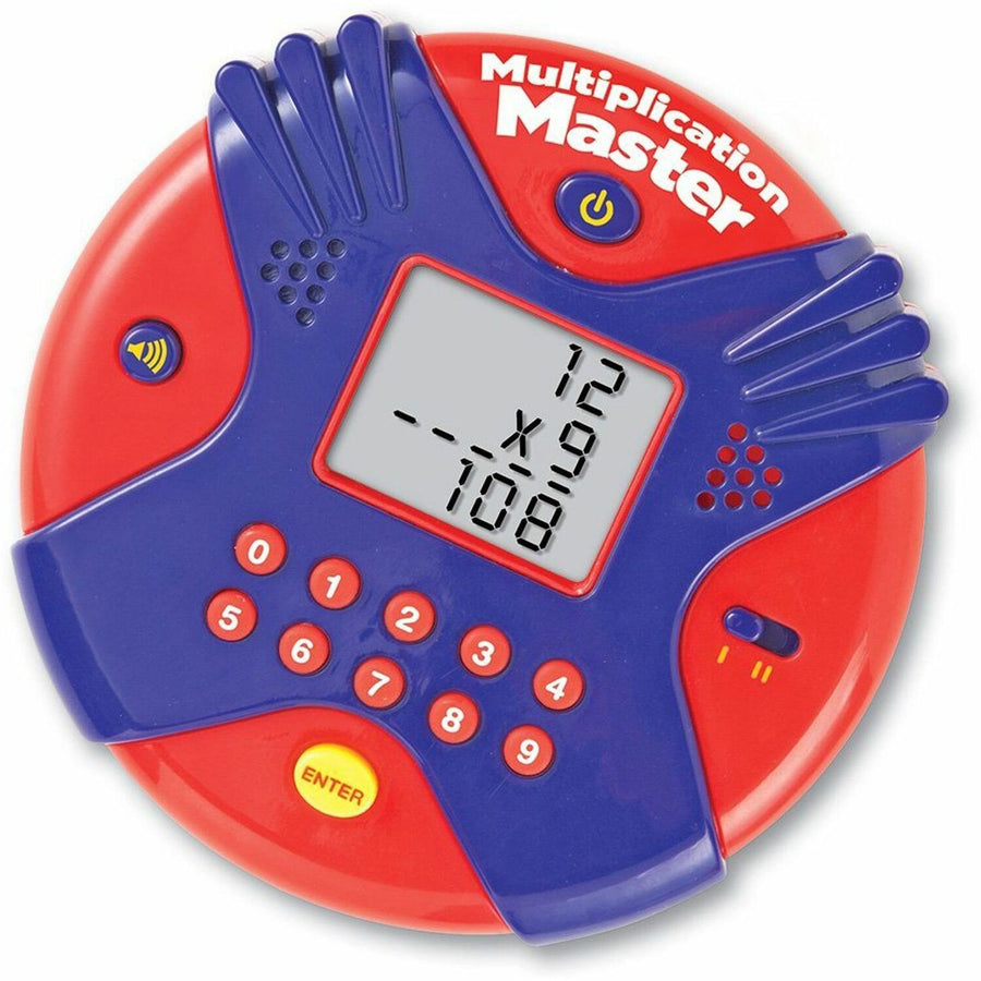 Learning Resources Multiplication Master Electronic Flash Card Game, Handheld, LRNLER6967