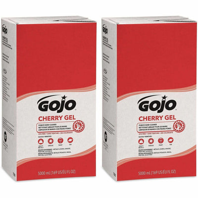 Gojo PRO TDX 5000 Dispenser Cherry Hand Cleaner, Red, 2 / Carton, GOJ759002