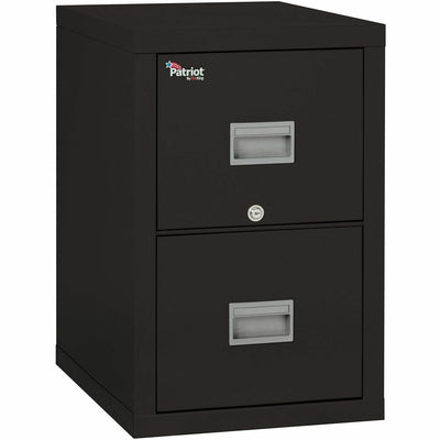 FireKing Security Patriot Series 2-Drawer Vertical Files, Black, FIR2P1825CBL