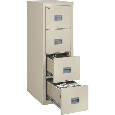 FireKing Security Patriot Series 4-Drawer Vertical Files, Parchment, FIR4P1825CPA