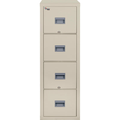 FireKing Security Patriot Series 4-Drawer Vertical Fire Files, Parchment, FIR4P1831CPA