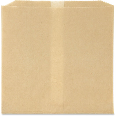 Hospeco Health Gards Receptacle Liners, Brown, 500 / Carton, HOS6802W