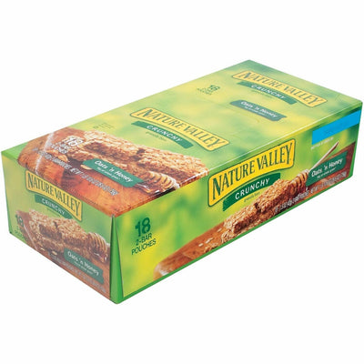 General Mills NATURE VALLEY Oats/Honey Granola Bar, 18 / Box, GNMSN3353