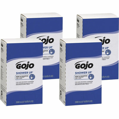 Gojo SHOWER UP Soap & Shampoo, Rose, 1 Carton, GOJ7230-04
