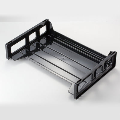 Officemate 26052 Recycled Side Load Letter Tray, Black, OIC26052