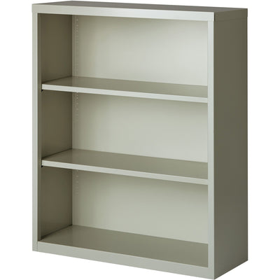 Lorell Fortress Series Bookcase, Light Gray, LLR41283