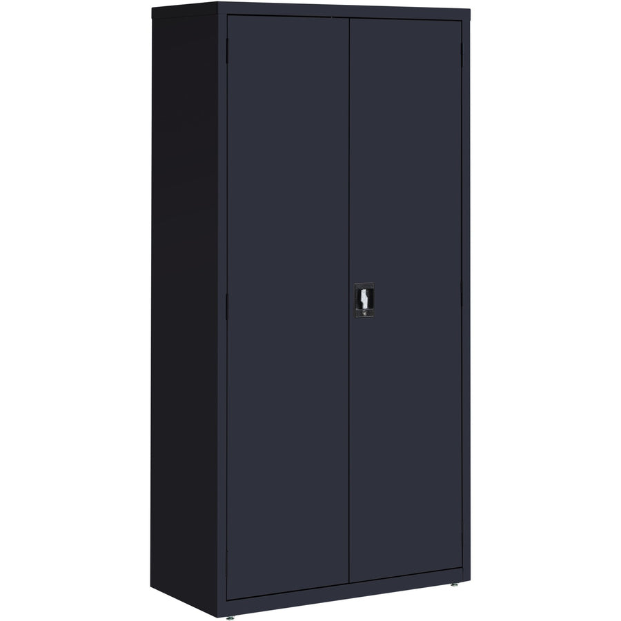 Lorell Fortress Series Storage Cabinet, 36" x 72", Black, Steel, Durable, LLR41308