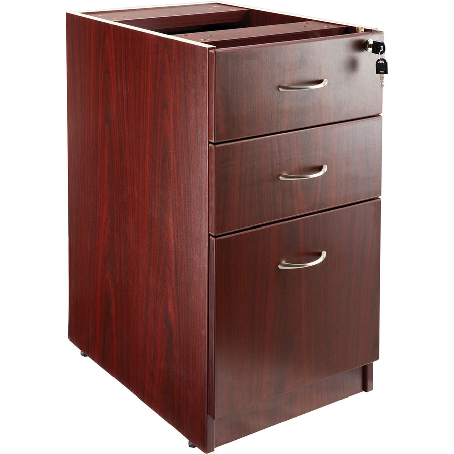Lorell Essentials Box/Box/File Fixed File Cabinet, Built-in Hangrail, LLR69603