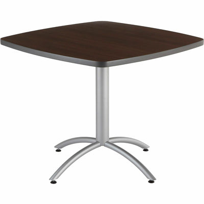 Iceberg CafeWorks 36" Square Cafe Table, Brown, ICE65614