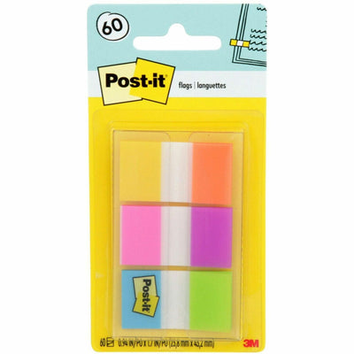 3M Post-it Flags, Assorted, 60 / Pack, MMM680EGALT