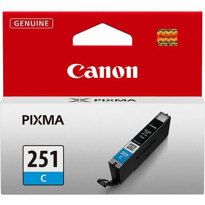 Canon CLI-251C Original Inkjet Ink Cartridge - Cyan -, CNMCLI251C