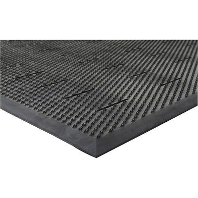 Genuine Joe Free Flow Comfort Anti-fatigue Mat, Black, GJO32590