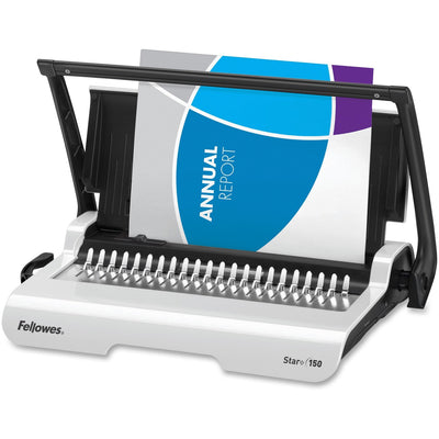 Fellowes Star+ 150 Manual Comb Binding Machine, Black, FEL5006501