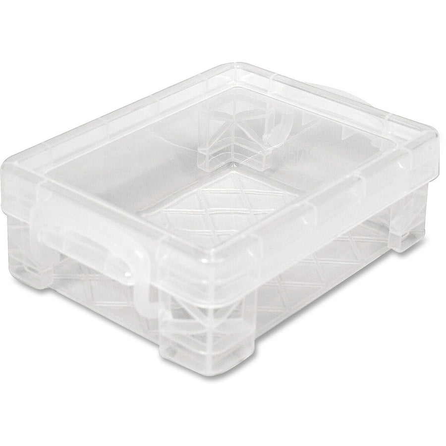 Advantus Super Stacker Crayon Box, Clear, 18EA/CT — view 1
