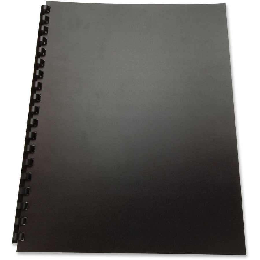 GBC Binding Presentation Covers, 8.5" Width x 11" Length, Black, Polypropylene, Recyclable, 25 / Pack, GBC25818