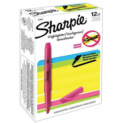 Newell Sharpie Highlighter - Pocket, 1 Dozen, SAN27009