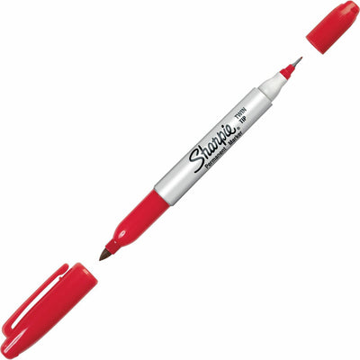 Newell Sharpie Twin Tip Permanent Marker, 1 Dozen, SAN32002