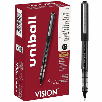 uni-ball uniball™ Vision Rollerball Pens, 1 Dozen, UBC60106