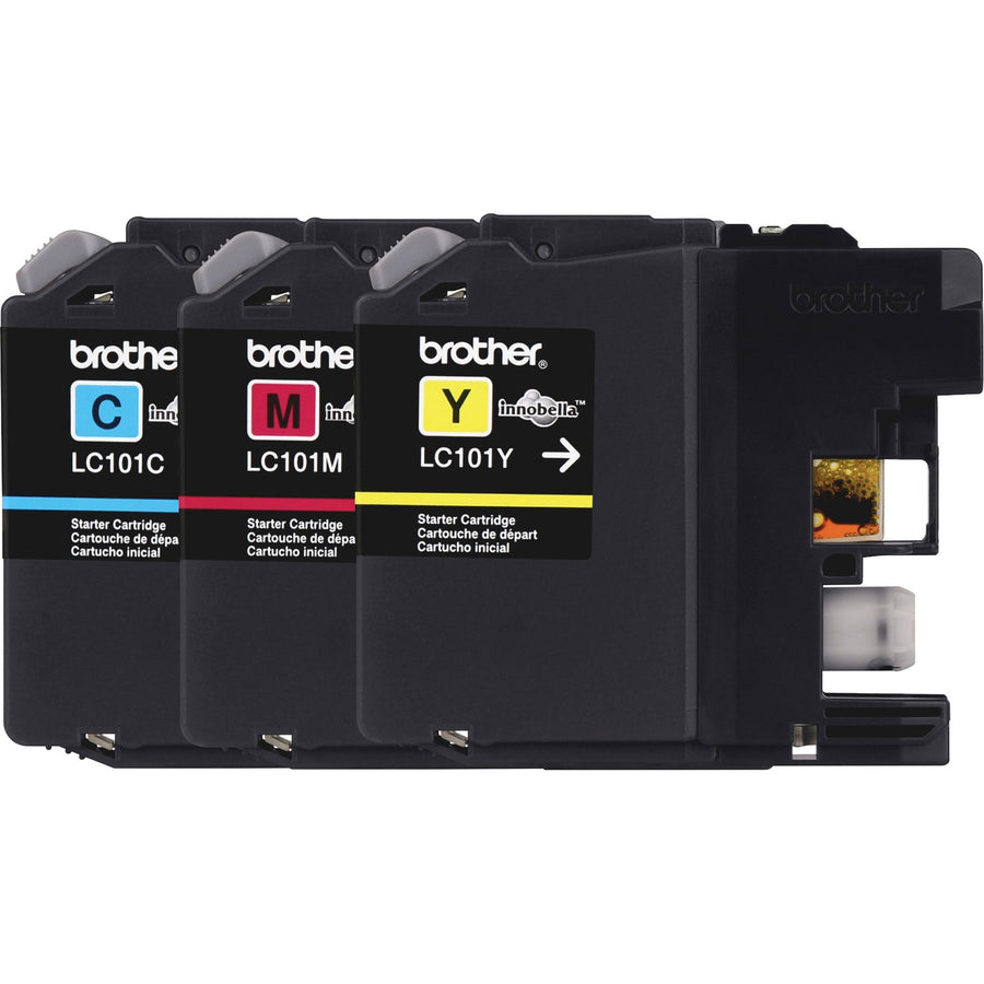 Brother Innobella Original Standard Yield Inkjet Ink Cartridge - Cyan, Magenta, Yellow - 3 / Pack — view 1