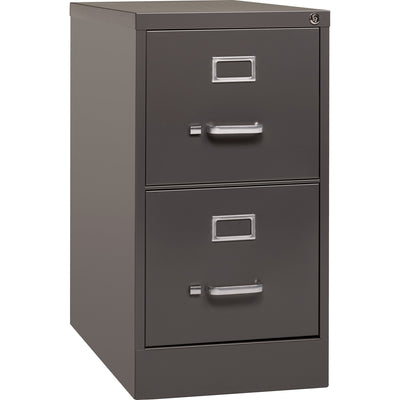 Lorell Fortress Series 26-1/2" Commercial-Grade Vertical File Cabinet, Medium Tone, LLR60156