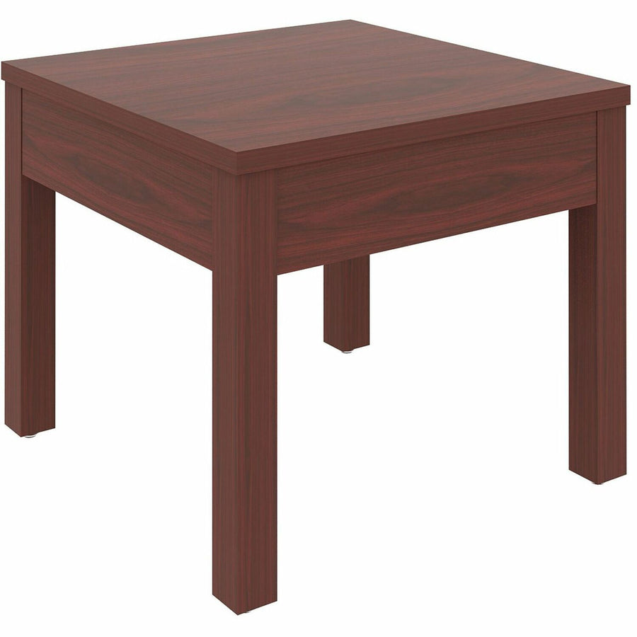 Lorell Occasional Corner Table, 23.88" x 20", Sturdy, LLR61623