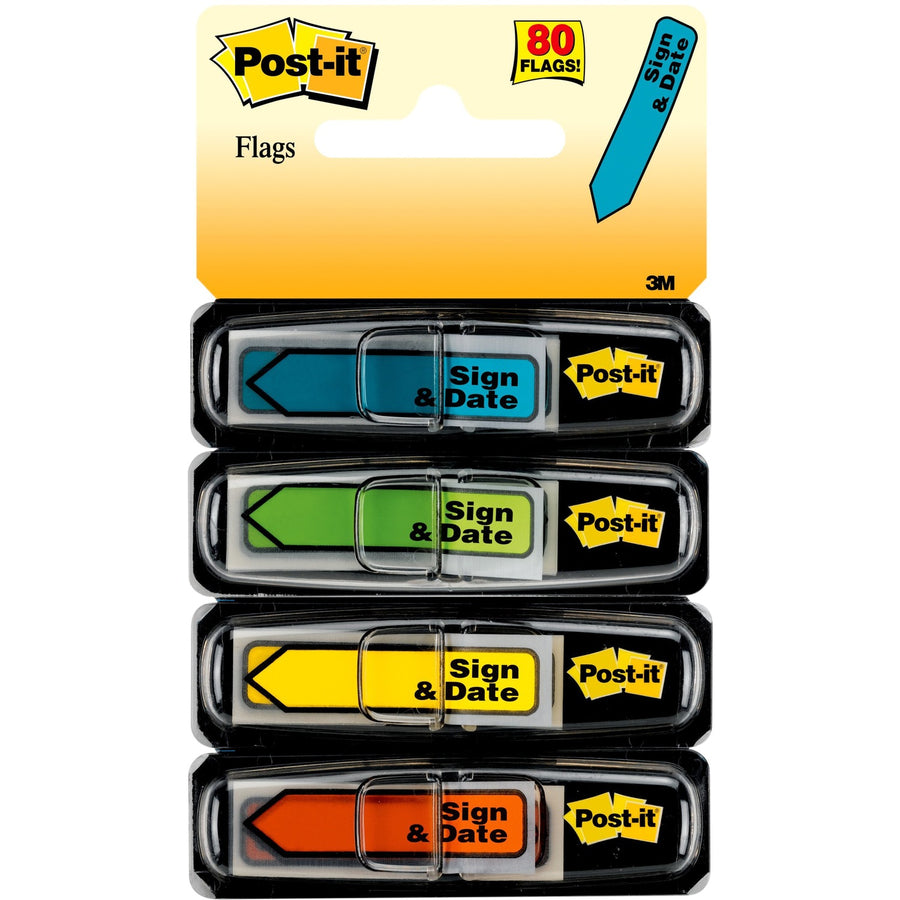 Post-it® Arrow Message Flags, Assorted, Removable, 1 / Pack, MMM684SD