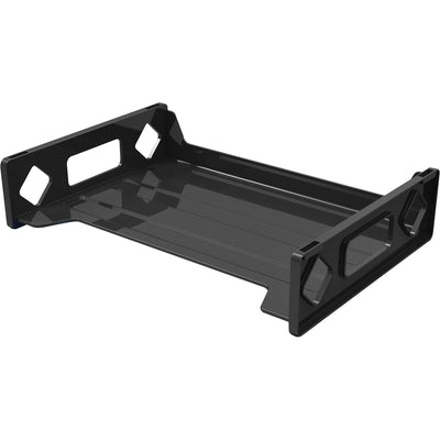 Deflecto Sustainable Office Stackable Desk Tray, Black, 6EA/CT — view 1