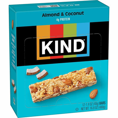 KIND Snacks Almond & Coconut Bars, 12 / Box, KND17828