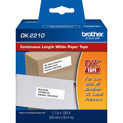 Brother Continuous Length White Film DK Tape, 1 Roll — view 1