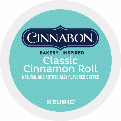 Keurig Dr Pepper . Cinnabon K-Cup, Pod Coffee, 24 / Box, GMT6305