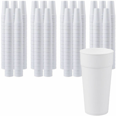 Genuine Joe 24 oz Foam Cups, White, 300 / Carton, GJO25251