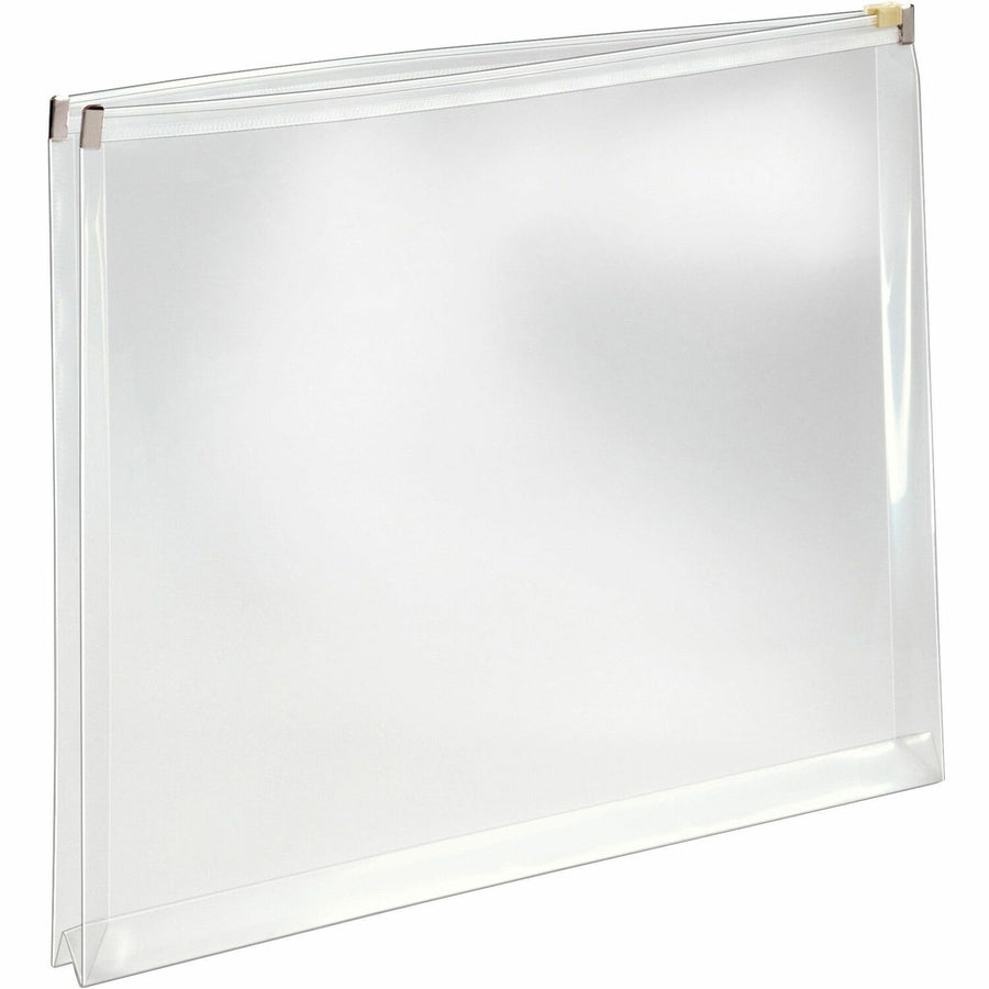 Pendaflex Zippered Closure Poly Envelopes, Clear, Rip Proof, 5 / Pack, PFX84190GW