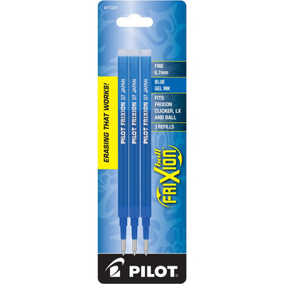 Pilot Erasable Gel Ink Pen Refills, 3 / Pack, PIL77331