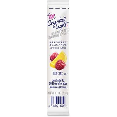 The Kraft Heinz Crystal Light On-The-Go Raspberry Lemonade Mix Sticks, 1 Box — view 1