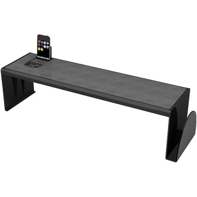 Deflecto Sustainable Office Heavy-Duty Desk Shelf, Black, DEF39404