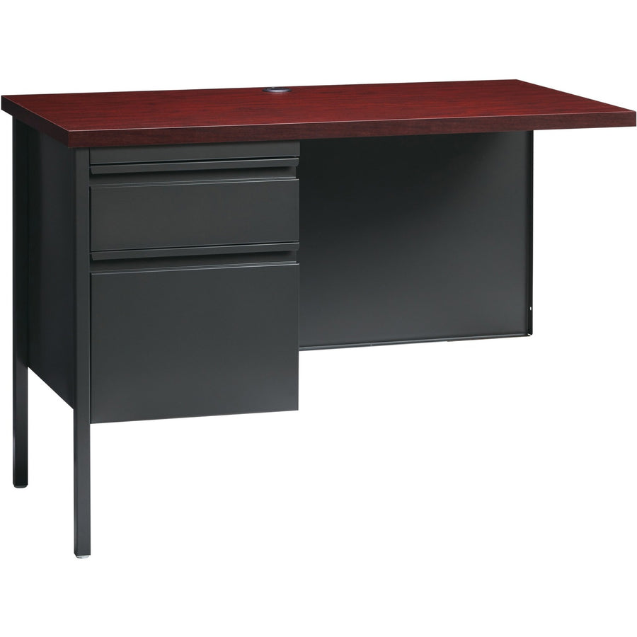 Lorell Fortress Series Left-Pedestal Return, Steel, Sturdy, LLR60925