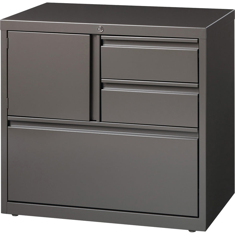 Lorell 30" Personal Storage Center Lateral File, 30" x 28", Medium Tone, Steel, LLR60934