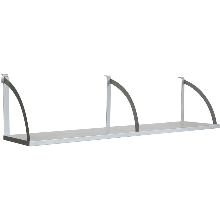 Lorell Panel System Shelf, 56.25" x 14.25", Aluminum, Metal, LLR90263