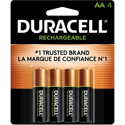 Duracell AA Rechargeable Batteries, 4 / Pack — view 1