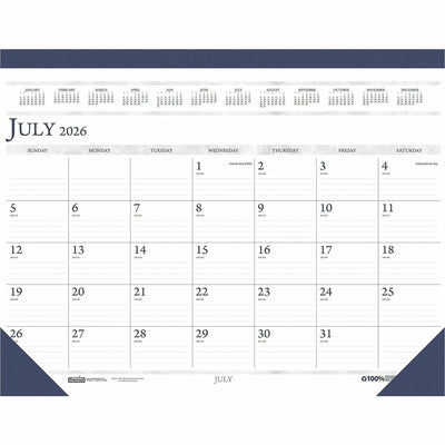 House of Doolittle 18x13 Academic Desk Pad Calendar, 18 1/2", HOD1556